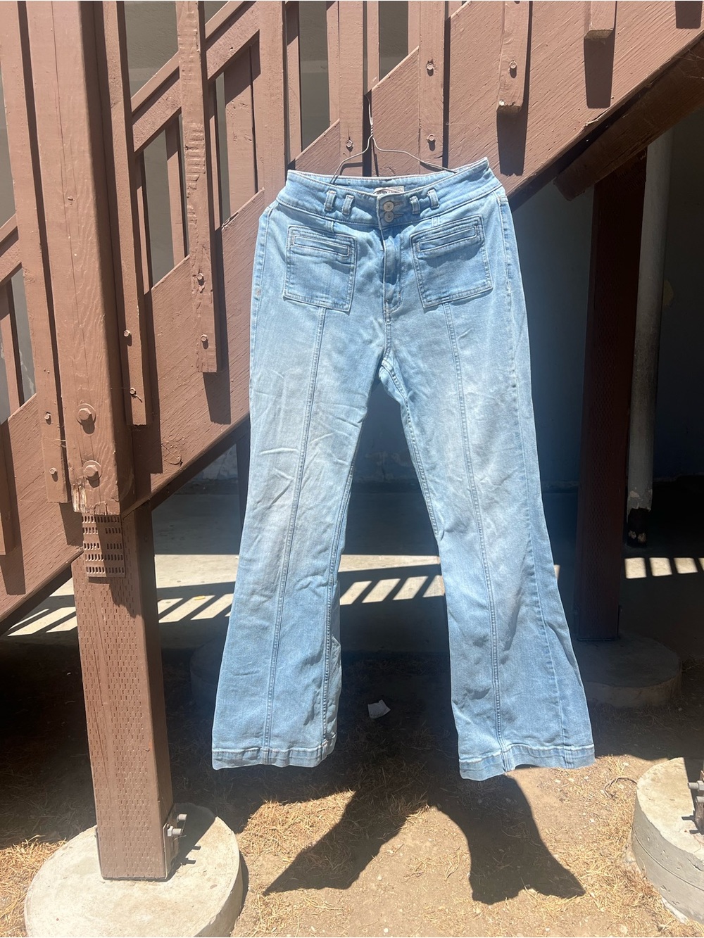 Shyanne Light Blue Flare Jeans